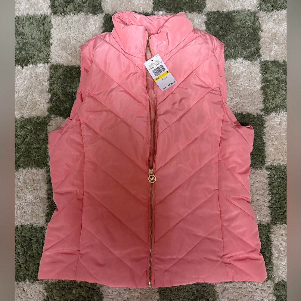 Michael Kors Coral Quilted Women's Vest